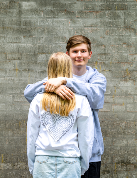 Jeg elsker dig på over 30 forskellige sprog, hoodie - Billede 2